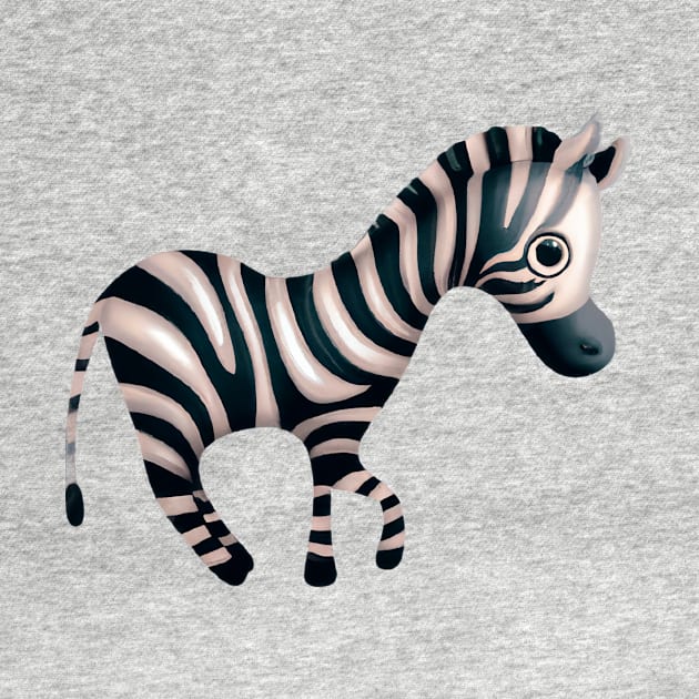 Cute Zebra Drawing by Play Zoo